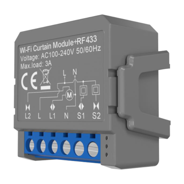 Smart Curtain Switch Module with RF - Zigbee - Image 2